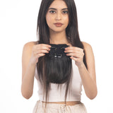 Clip in Bangs (Large) Dark Brown