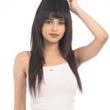 Clip in Bangs (Large) Dark Brown