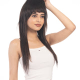 Clip in Bangs (Large) Dark Brown