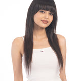 Clip in Bangs (Large) Dark Brown