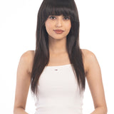 Clip in Bangs (Large) Dark Brown