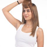 Clip in Bangs (small) Light Golden Brown