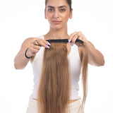 Wrap Around Ponytail Extensions Light Golden Brown