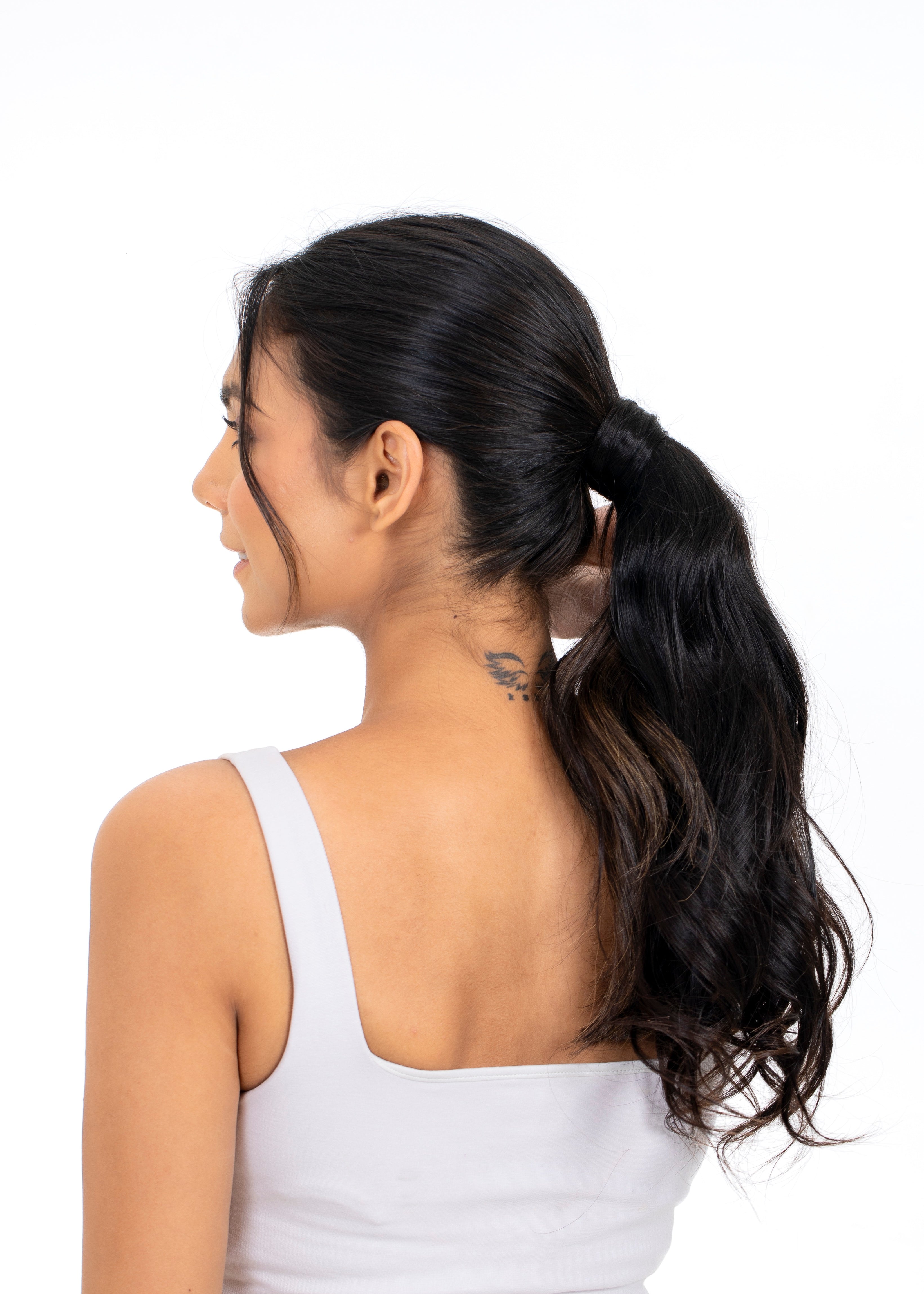 Wrap Around Ponytail Extensions Jet Black