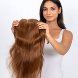 Silk Based Wigs Light Golden Brown