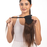 Wrap Around Ponytail Extensions Medium Chocolate Brown