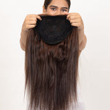 Human Hair Wigs | Extensions Wigs Dark Brown (Light)